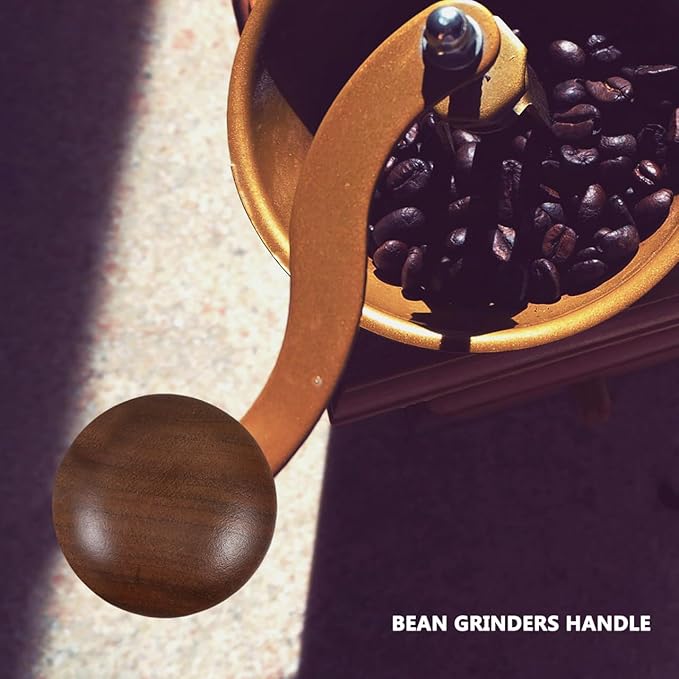 Hand Grinder Handle Wood for Manual Coffee Grinder Espresso Machine Knob