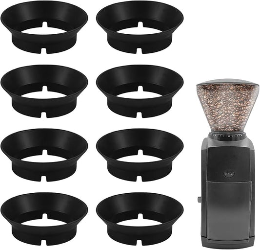 8pcs Coffee Grinder Gasket Replacement for Baratza Encore, Silicone Coffee Grinder Parts Lid Ring Seal Coffee Grinder Accessories for Baratza Virtuoso & Electric Conical Burr Grinder