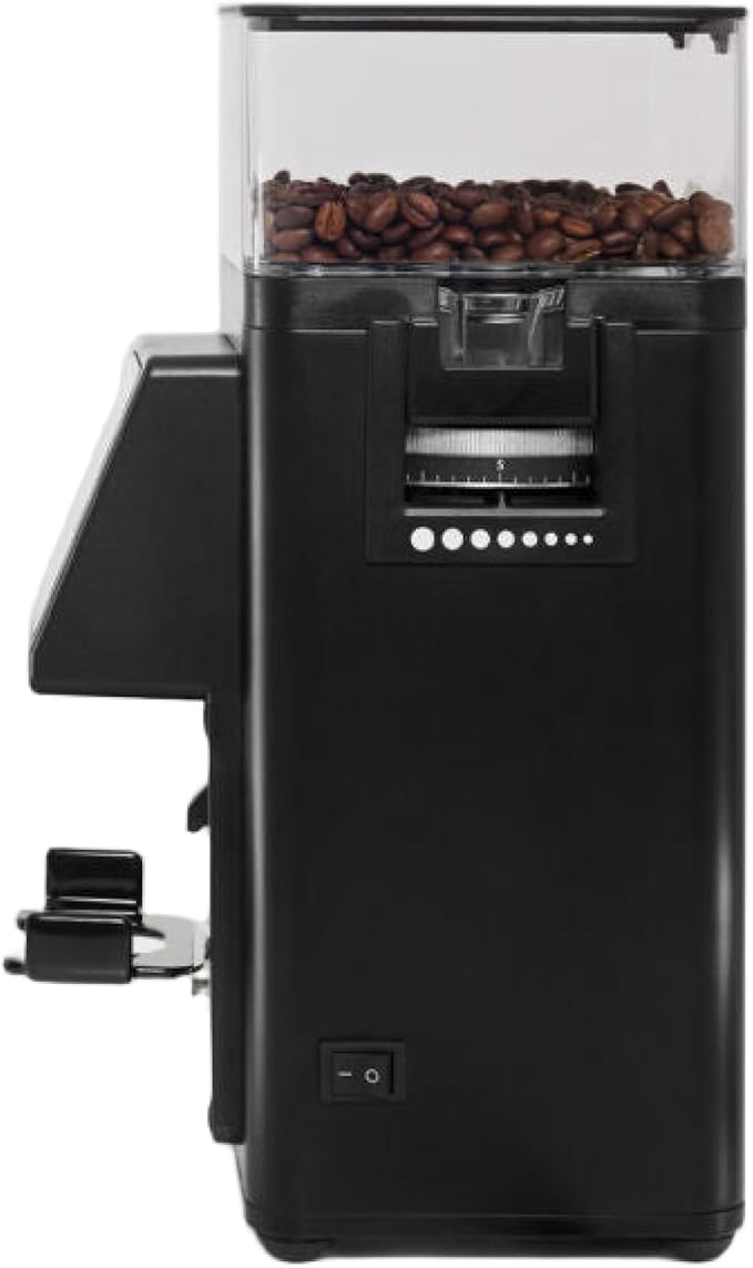 Rancilio Stile OD On-Demand Touchscreen Espresso Grinder | 58mm Steel Flat Burr | 300g Hopper | (Black)