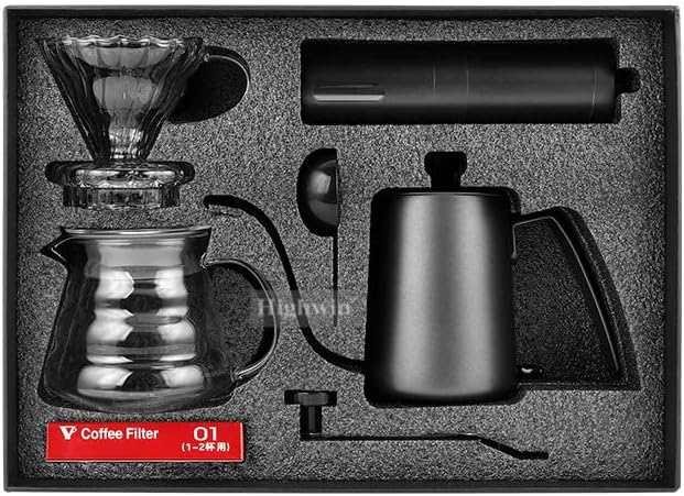 Manual Coffee Grinder Styles Stainless Steel Conical Burr Ceramic Burr Bean Portable Espresso Grinder for Drip Coffee Cold Brew Espresso French Press Turkish Brew Gift Box …