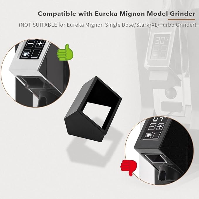 Coffee Grinder Grind Spout Funnel Coffee Accessories Pack of 2pcs Compatible with Eureka Mignon Espresso Grinder