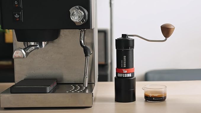 CafeSing GRIZZ 63 Manual Coffee Grinder, 63mm Conical Burr