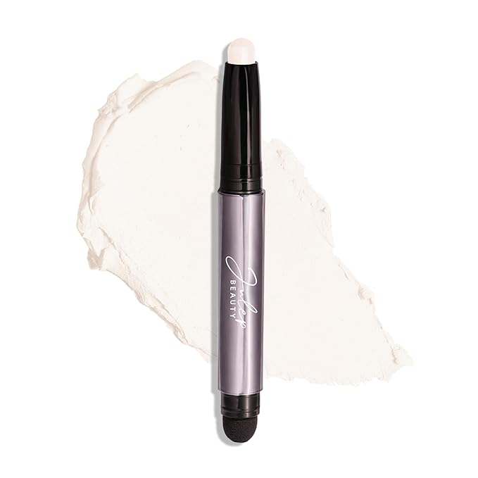 Julep Eyeshadow 101 Cream-to-Powder Waterproof Shadow Stick – Snowfall Matte – Long-Lasting, Crease-Proof, White Matte Cream Eyeshadow with Built-in Smudger