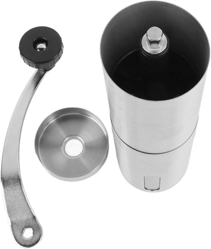 Manual Coffee Bean Grinder Stainless Steel Hand Coffee Mill Ceramic Burr for Aeropress, Drip Coffee, Espresso, French Press, Turkish Brew