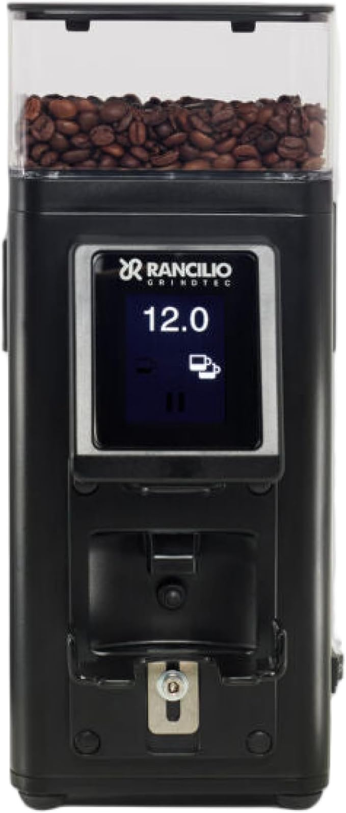 Rancilio Stile OD On-Demand Touchscreen Espresso Grinder | 58mm Steel Flat Burr | 300g Hopper | (Black)