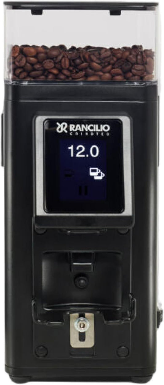 Rancilio Stile OD On-Demand Touchscreen Espresso Grinder | 58mm Steel Flat Burr | 300g Hopper | (Black)