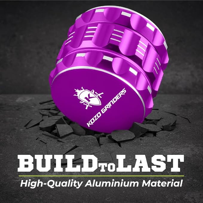 2.5 Inch Grinder Mills, Aluminum (Purple)