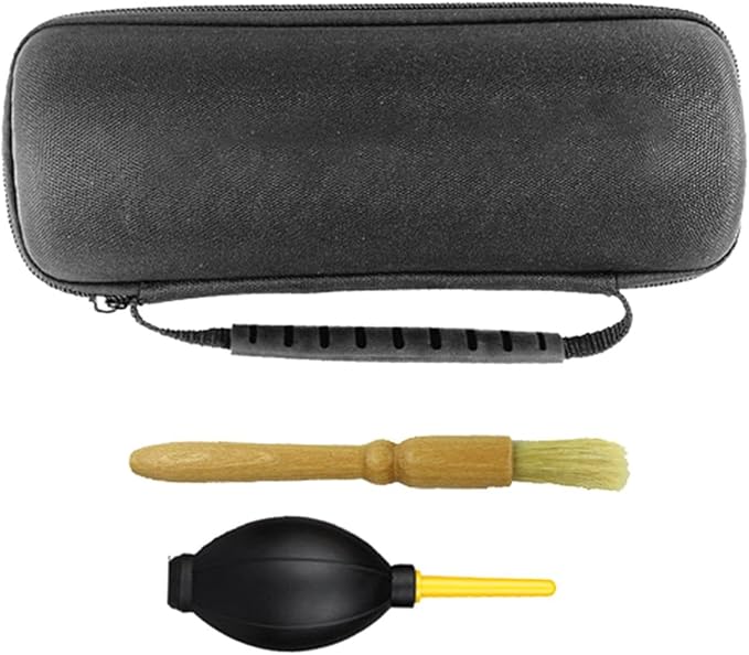 Hard EVA Carrying Case for Manual Coffee Grinder Protective Pouch Waterproof Storage Bag for Office Home Travel- bag brush blowing