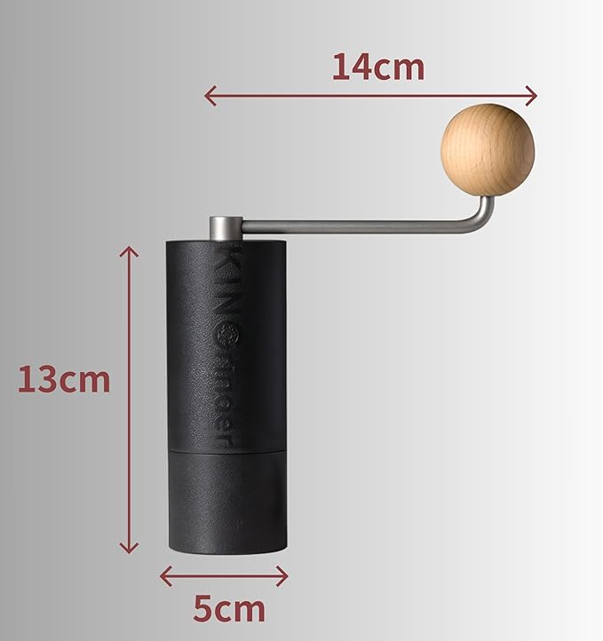 【Famous KOL Recommended】KINGrinder P0 Lightweight Manual Hand Coffee Grinder for Moka pot, French Press, Drip with Assembly Consistency Stainless Steel Conical Burr Mill, 20g Capacity