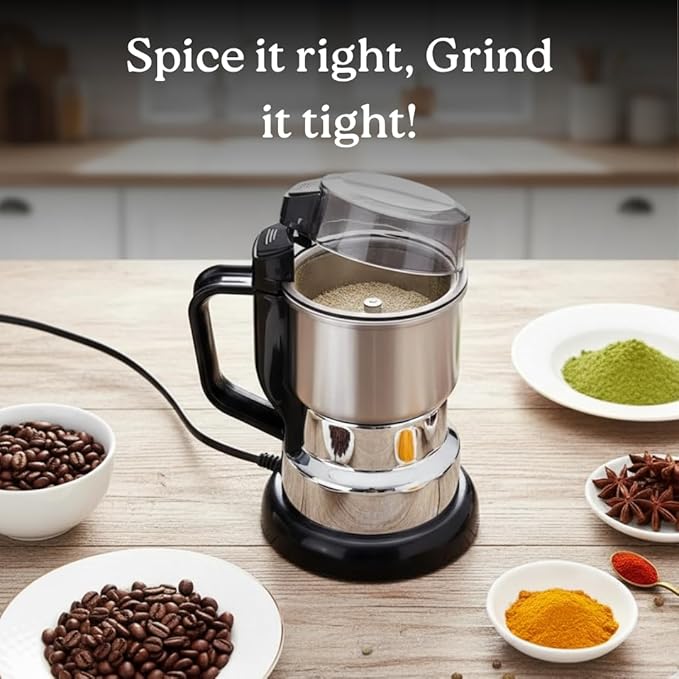 Large Espresso Bean Coffee Grinder Electric | Manual Coffee Grinders for Home Use | Electric Coffee Grinders, Coffee Grinder Manual, Spice Grinder Electric, Coffe Grinder | Food Grinder