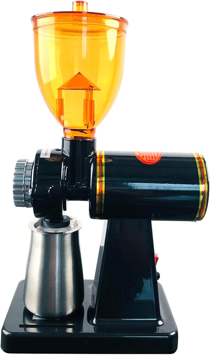 Burr Coffee Grinder, Coffee Grinder Electric Adjustable Burr Mill Coffee Bean Grinder (Black)