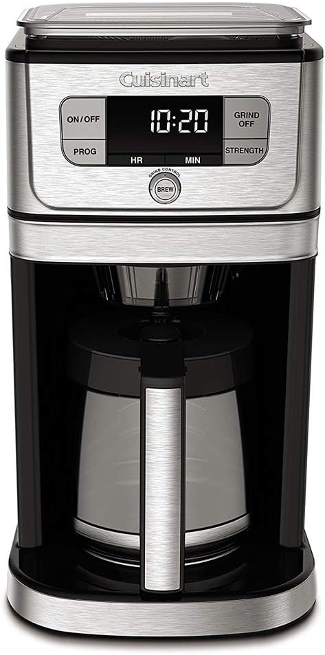 Cuisinart DGB-800 Burr Grind & Brew 12 Cup Coffeemaker Bundle with 1 YR CPS Enhanced Protection Pack