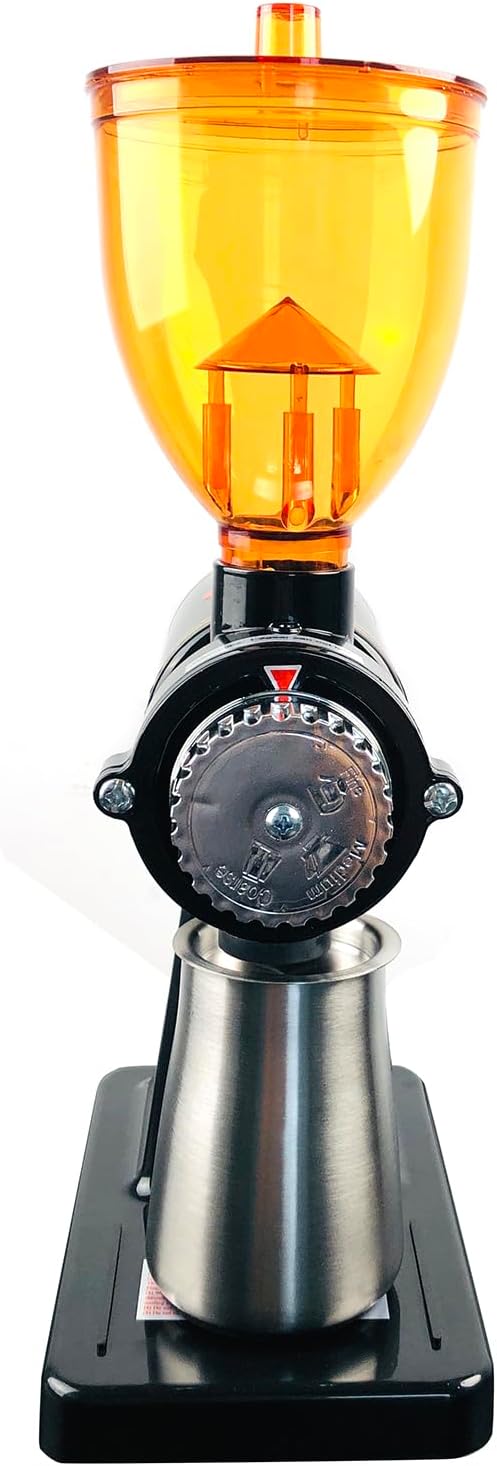 Burr Coffee Grinder, Coffee Grinder Electric Adjustable Burr Mill Coffee Bean Grinder (Black)