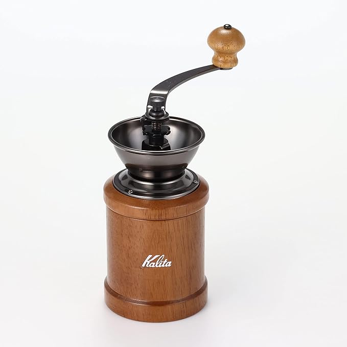 [Amazon.co.jp Limited] Carita KH-3AM Wood Coffee Grinder, Durable Cast Iron Cutter, Adjustable Coarseness, Hand Grinder, Coffee Grinder, Small Size, Portable, Mountain Climbing, Cafe, Decorative,