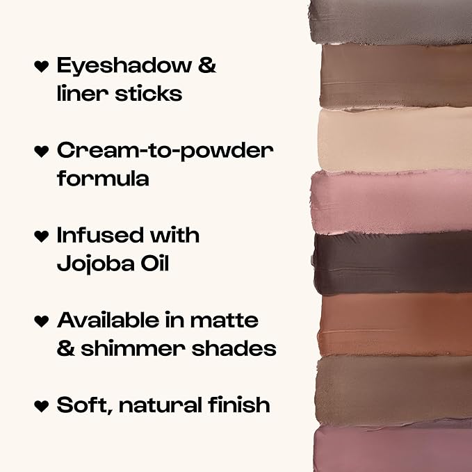 ALLEYOOP 11th Hour Cream Eye Shadow Sticks - Gotta Guava (Shimmer) - Award-winning Eyeshadow Stick - Smudge-Proof and Crease Proof for Over 11 Hours - Easy-To-Apply and Compact for Travel, 0.05 Oz