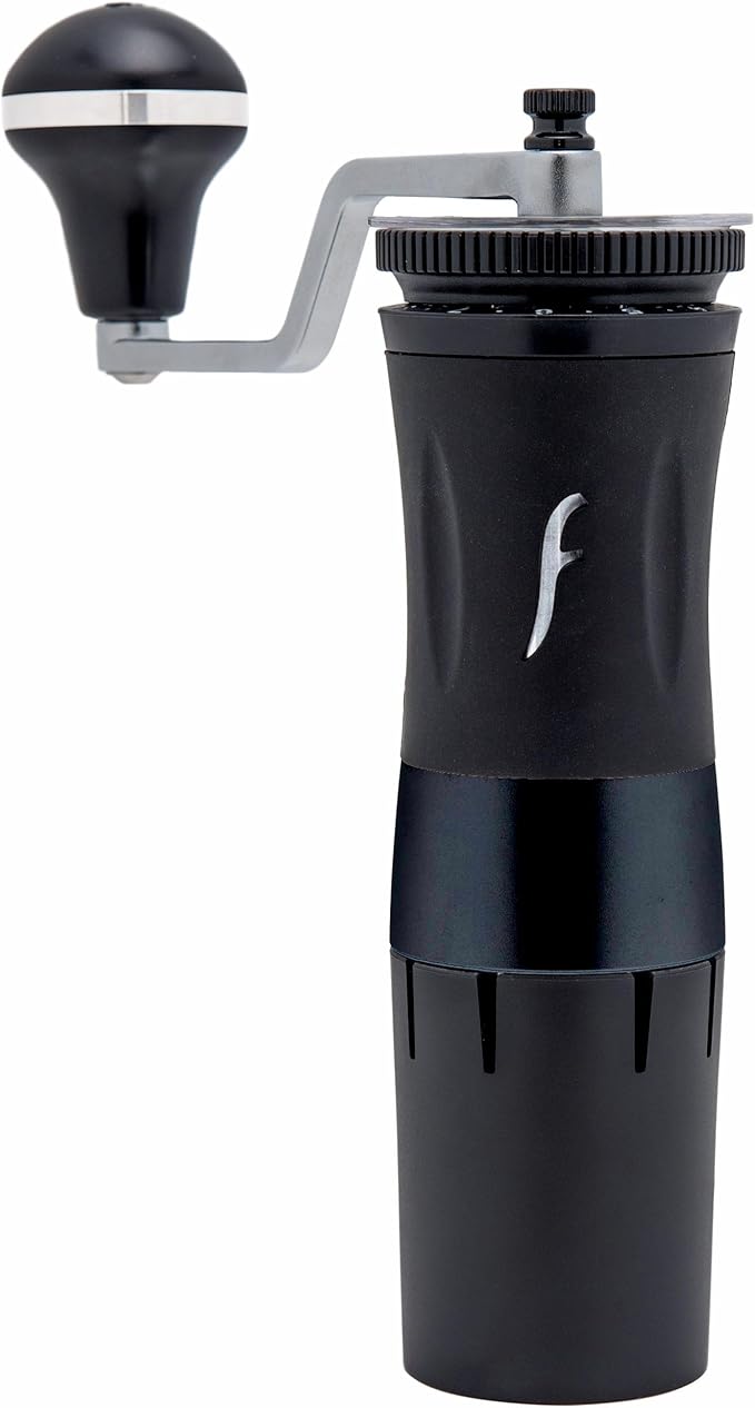 The Royal Coffee Grinder, by Flair Espresso: An all-manual hand burr grinder with hardened steel conical burrs for any coffee brewing method