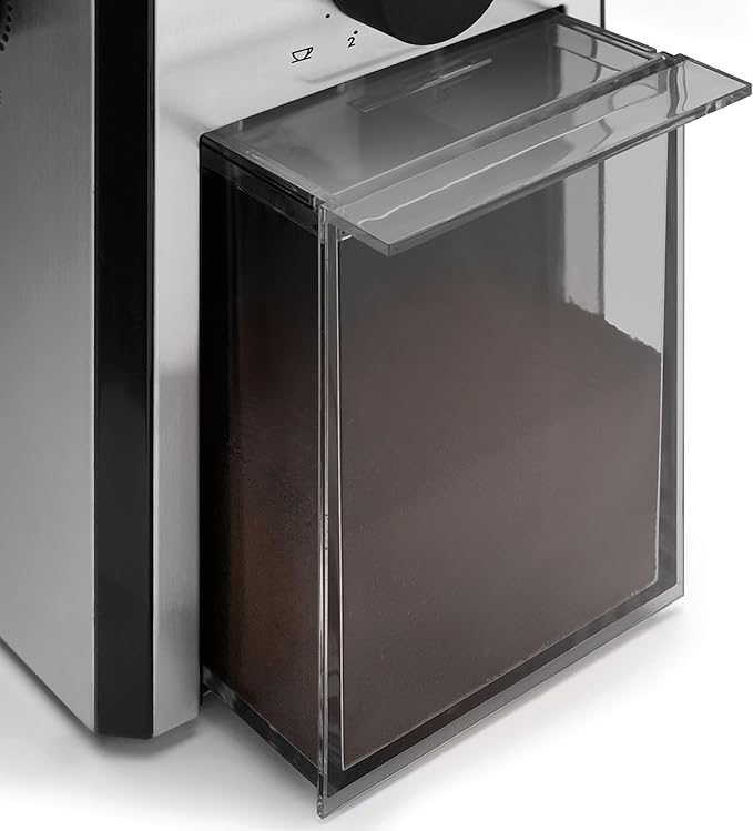 Delonghi Stainless Steel Burr Coffee Grinder, Silver