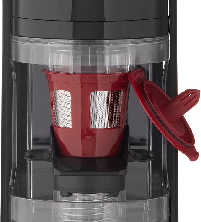 Solofill SOLOGRIND 2-in-1 Automatic Single Serve Coffee Burr Grinder for Coffee Pod,Black,1 EA