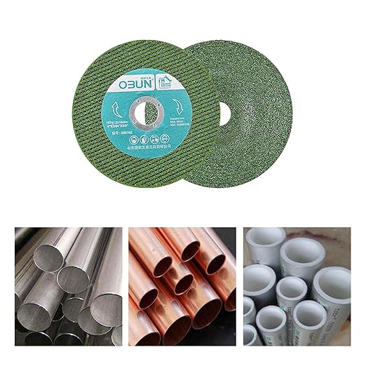 Muloo PrecisionCutting Discs for Metal Grinding Cutting Wheel - 10pieceS 100mm for Angle Grinder Sanding Wheels, approx 107x1.2x16mm/4.2x0.05x0.63in, As The Picture Shows