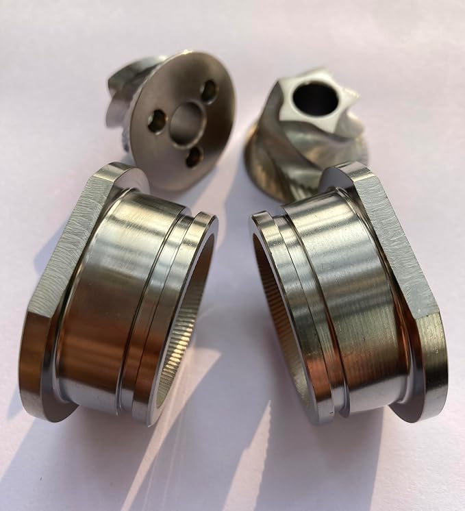 Electric Jura Coffee Grinder Conical Bur Set48mm Conical Burr W/Groove for Jura Saeco Nivona Miele AEG Espresso Machines Replacement Improvement Parts Cone Shape Millstone Coffee Grinder Burr