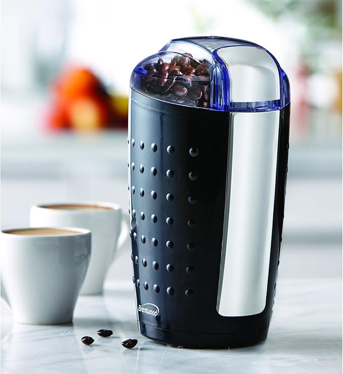 Brentwood CG-158B 4oz Coffee and Spice Grinder, Black,Medium