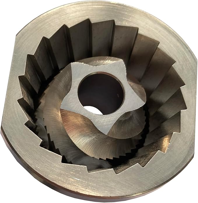 Electric Jura Coffee Grinder Conical Bur Set48mm Conical Burr W/Groove for Jura Saeco Nivona Miele AEG Espresso Machines Replacement Improvement Parts Cone Shape Millstone Coffee Grinder Burr