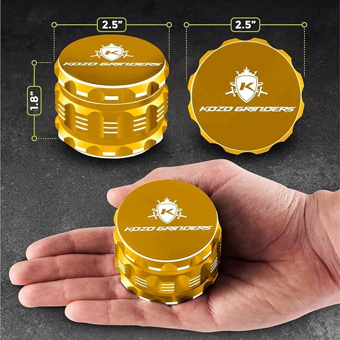 2.5 Inch Grinder Mills, Aluminum