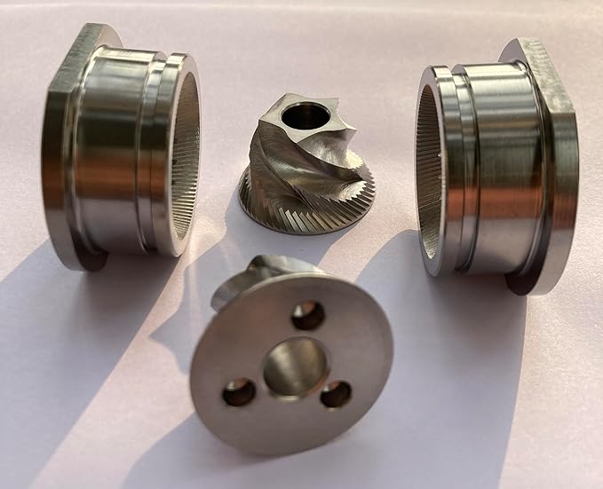 Electric Jura Coffee Grinder Conical Bur Set48mm Conical Burr W/Groove for Jura Saeco Nivona Miele AEG Espresso Machines Replacement Improvement Parts Cone Shape Millstone Coffee Grinder Burr