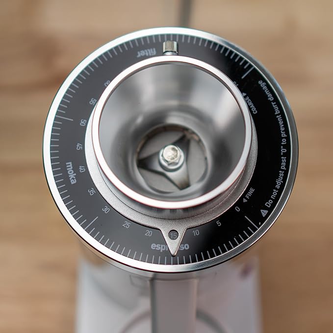 MiiCoffee DF64 II Single Dosing Coffee Grinder (White)