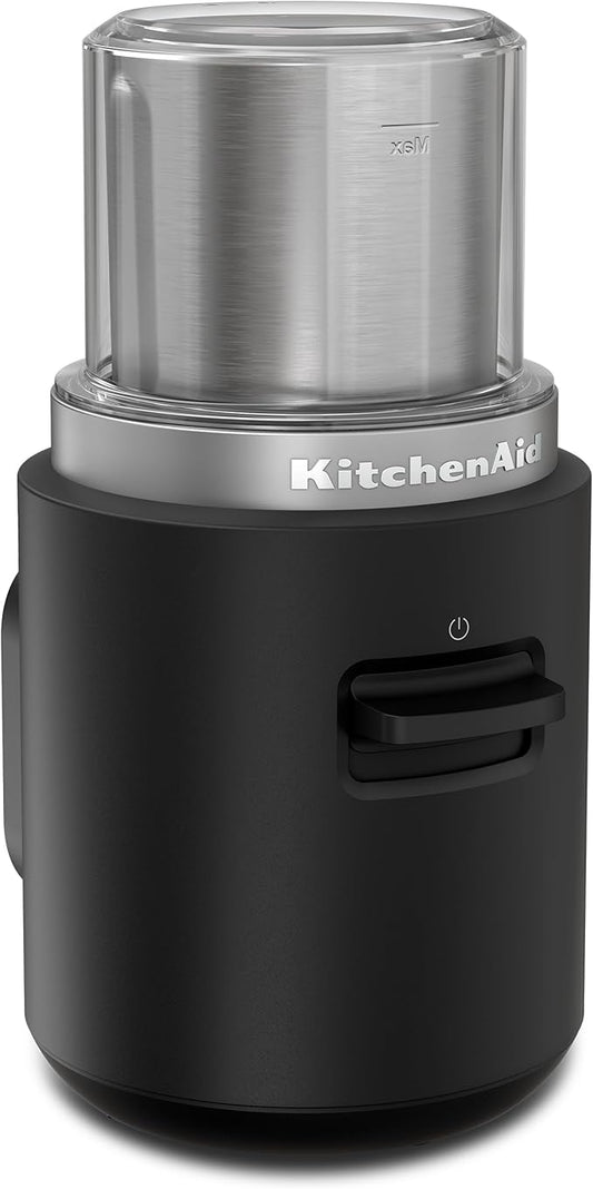 KitchenAid Go™ Cordless Blade Grinder - battery sold separately, KBGR100, Black Matte