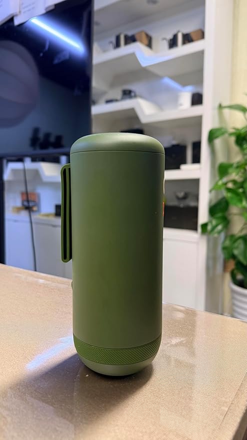 Nuttii Burr Coffee Grinder – Electric, Portable, Small, Quiet Adjustable Mini Conical Burr Coffee Bean Mill, 20 Grind Settings for Espresso, Pour-Over, French Press Moka A TIMEMORE Brand (Olive Green)