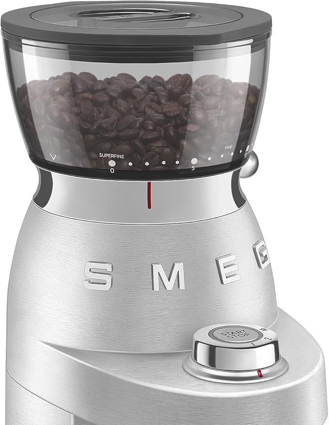 SMEG Electric Espresso Coffee Grinder, Stainless Steel