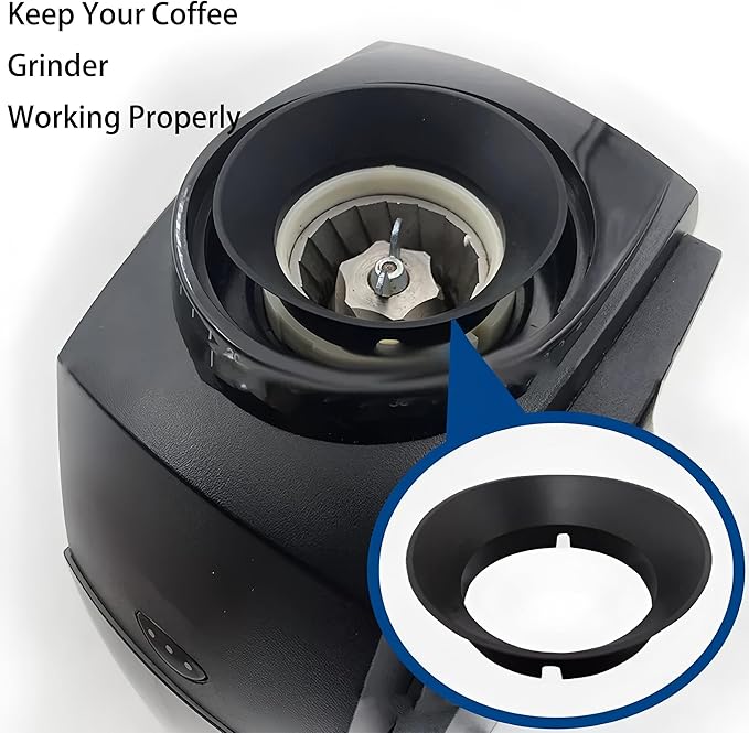 3PCS Gasket Replacement, Reliable Silicone Gasket Ring Electric Grinder, Compatible Coffee Grinder Parts