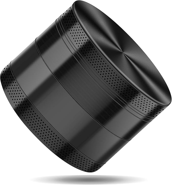 2.5-inch premium Lapping coffee bean jar | heavy-duty aluminum, non stick design, essential for the kitchen - Black ﻿