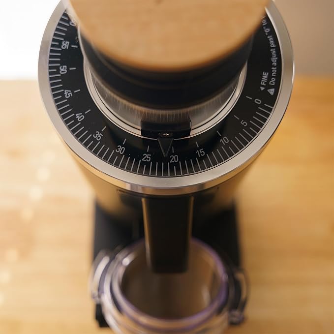 MiiCoffee DF54 Single Dose Coffee Grinder (Black)
