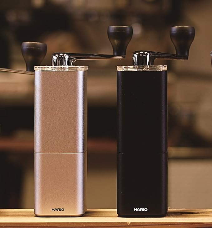Hario "Prism" Ceramic Coffee Mill, Black