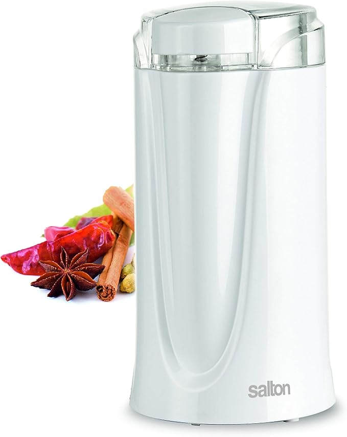 Salton Coffee, Spice & Herb Electric Grinder - White