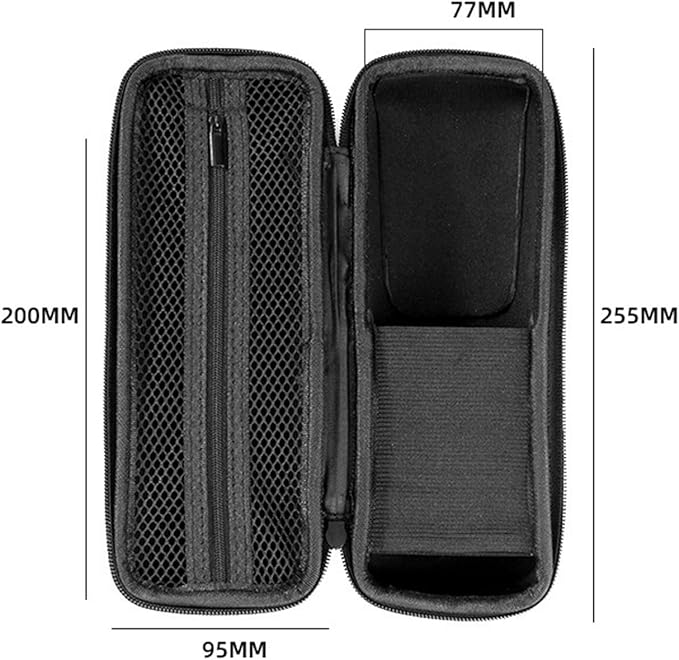Hard EVA Carrying Case for Manual Coffee Grinder Protective Pouch Waterproof Storage Bag for Office Home Travel- bag with brush