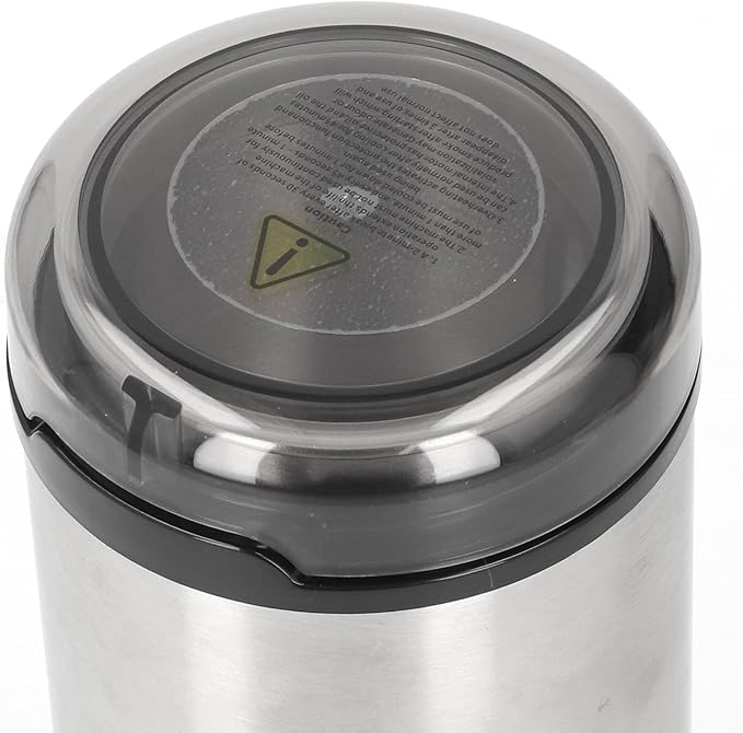 Generic Electric Coffee Grinder Stainless Steel Powerful 200W Motor Transparent Lid for Home Kitchen Use ABS Aluminum 304 Stainless Steel