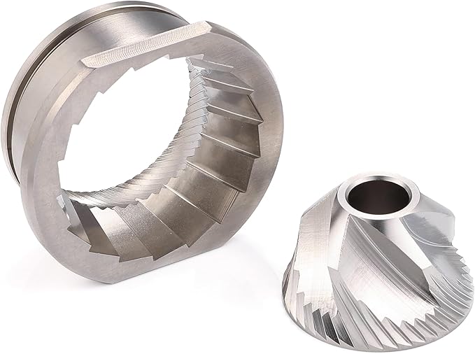 Conical Grinder Burr Compatible with Jura Aroma G2 G3 and HS-Plus grinder, stainless steel burr set for automatic espresso coffee machines A1 A4 A8 Z6 Z8 etc. (Stainless Steel)