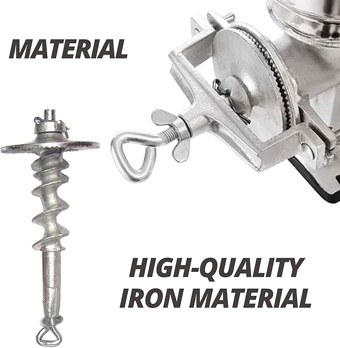 Grain Mill Iron Grinder Manual Food Grinder Hand Crack Hand Operated Mill for Corn Crank Grains Oats Wheat Coffee Nuts Malt