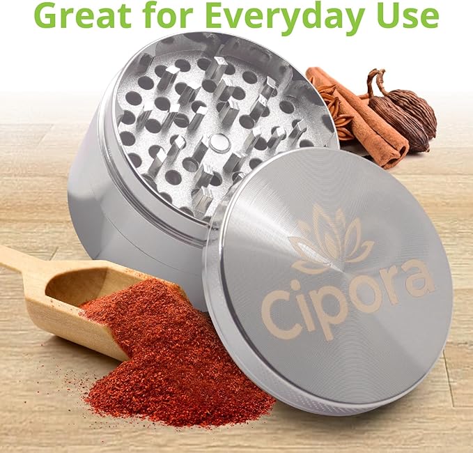 2.5" Manual Grinder (Silver)