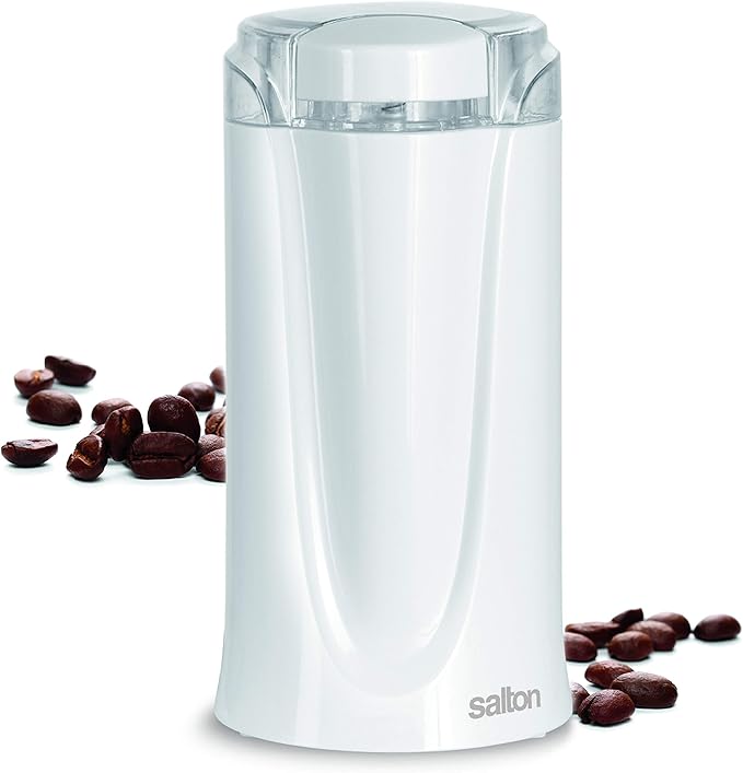 Salton Coffee, Spice & Herb Electric Grinder - White