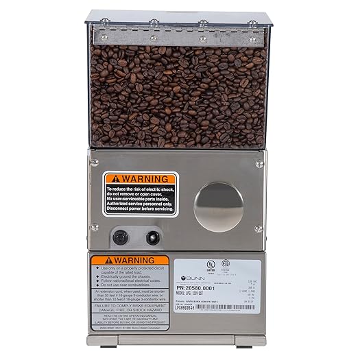 BUNN LPG Low Profile Portion Control Grinder with 1 Hopper