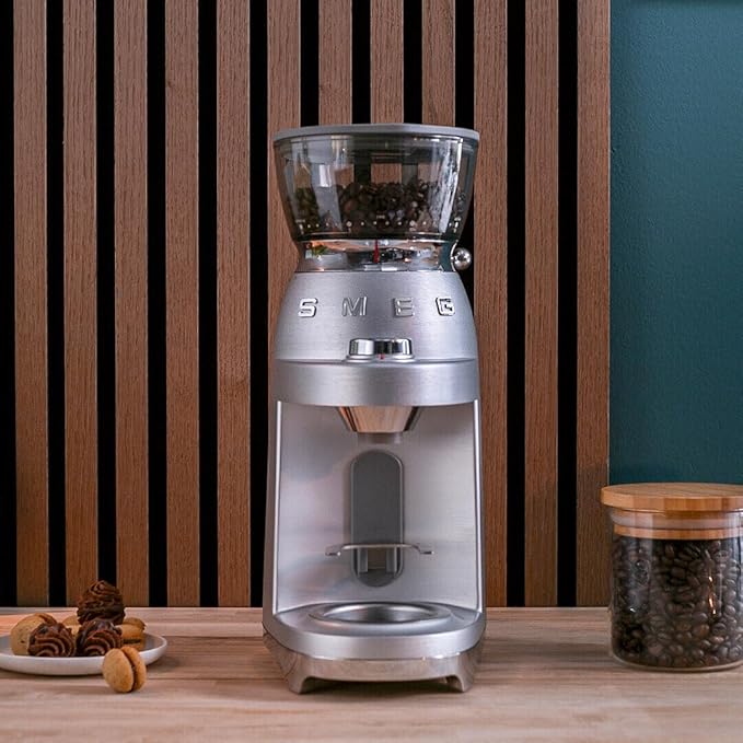 SMEG Electric Espresso Coffee Grinder, Stainless Steel