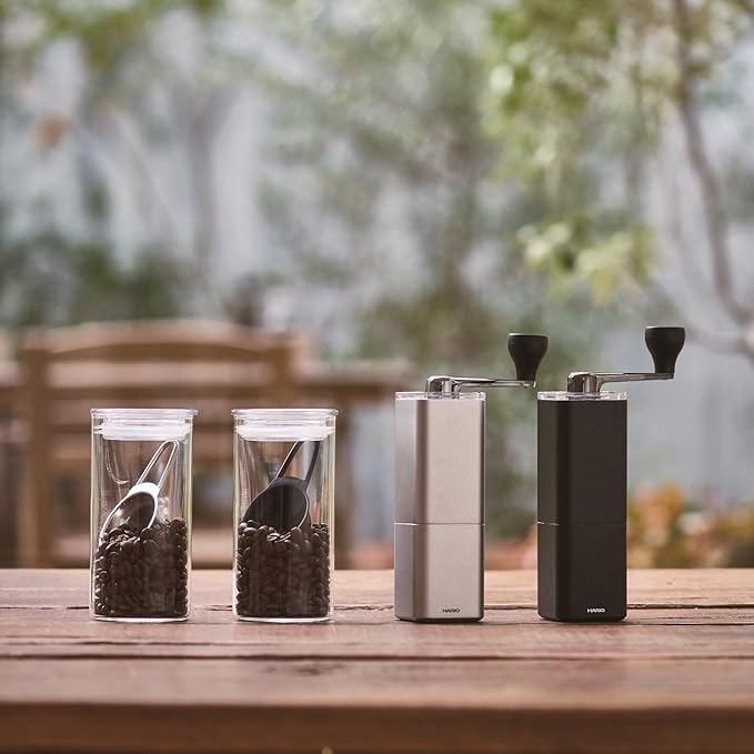 Hario "Prism" Ceramic Coffee Mill, Black
