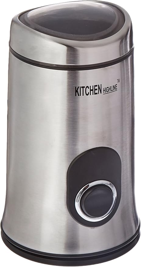 60gm Coffee Dry Grinder, 220-240 Volts (Not for use in USA and Canada),Silver