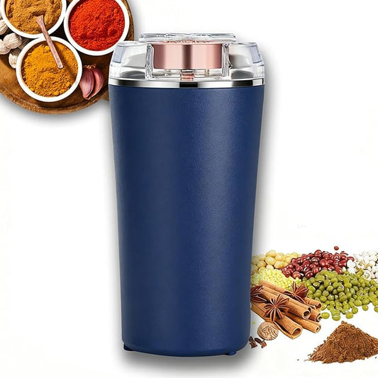 2026New Multifunctional Electric Coffee Grinder, 200W Powerful Portable Bean Grinder with Heavy-Duty Stainless Steel Blade, One-Touch Operation for Coffee Beans, Spices & Grains, Kitchen & Home Use