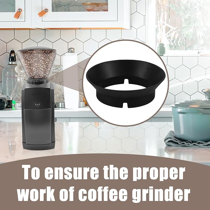 8pcs Coffee Grinder Gasket Replacement for Baratza Encore, Silicone Coffee Grinder Parts Lid Ring Seal Coffee Grinder Accessories for Baratza Virtuoso & Electric Conical Burr Grinder