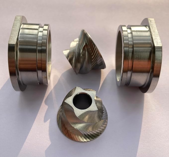 Electric Jura Coffee Grinder Conical Bur Set48mm Conical Burr W/Groove for Jura Saeco Nivona Miele AEG Espresso Machines Replacement Improvement Parts Cone Shape Millstone Coffee Grinder Burr